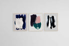 Chromatic Layers Set-Wall_Art-45 x 60cm (x3)-Mounted Canvas-Wood-Pixalot