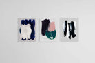 Chromatic Layers Set-Wall_Art-45 x 60cm (x3)-Mounted Canvas-No Frame-Pixalot