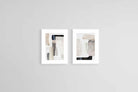 Clay Set-Wall_Art-45 x 60cm (x2)-Framed Print-White-Pixalot