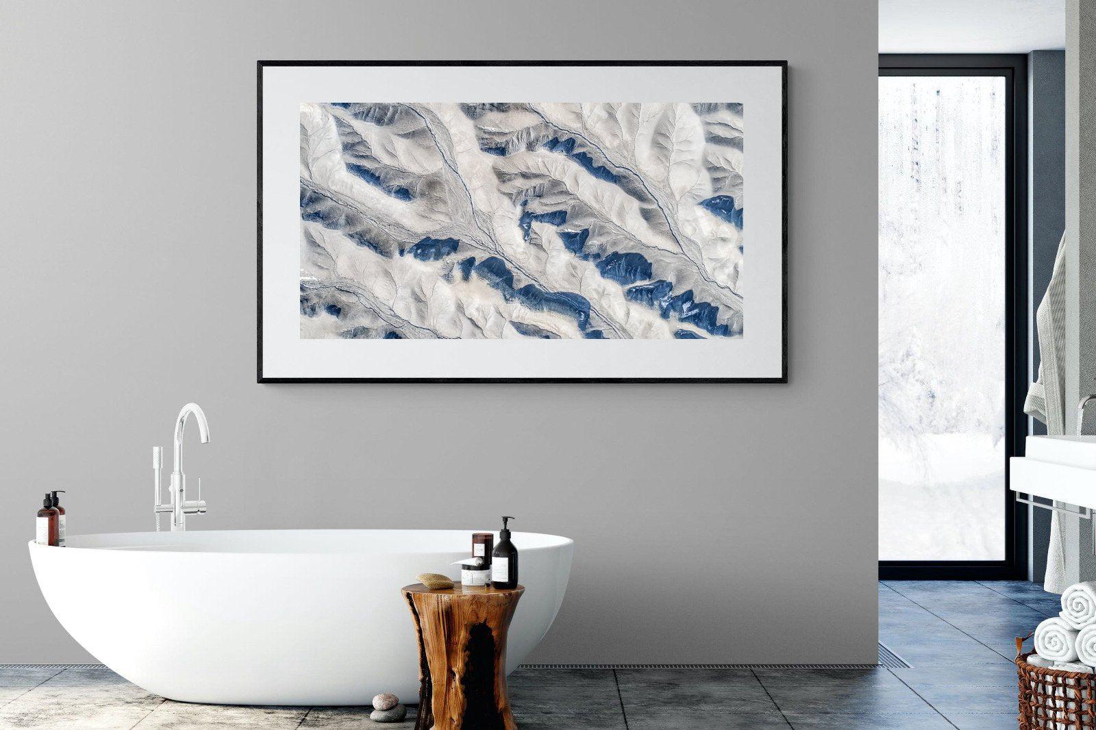 Contours-Wall_Art-180 x 110cm-Framed Print-Black-Pixalot