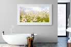 Daisies-Wall_Art-180 x 110cm-Framed Print-White-Pixalot