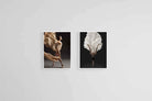 Dancers Set-Wall_Art-45 x 60cm (x2)-Mounted Canvas-White-Pixalot