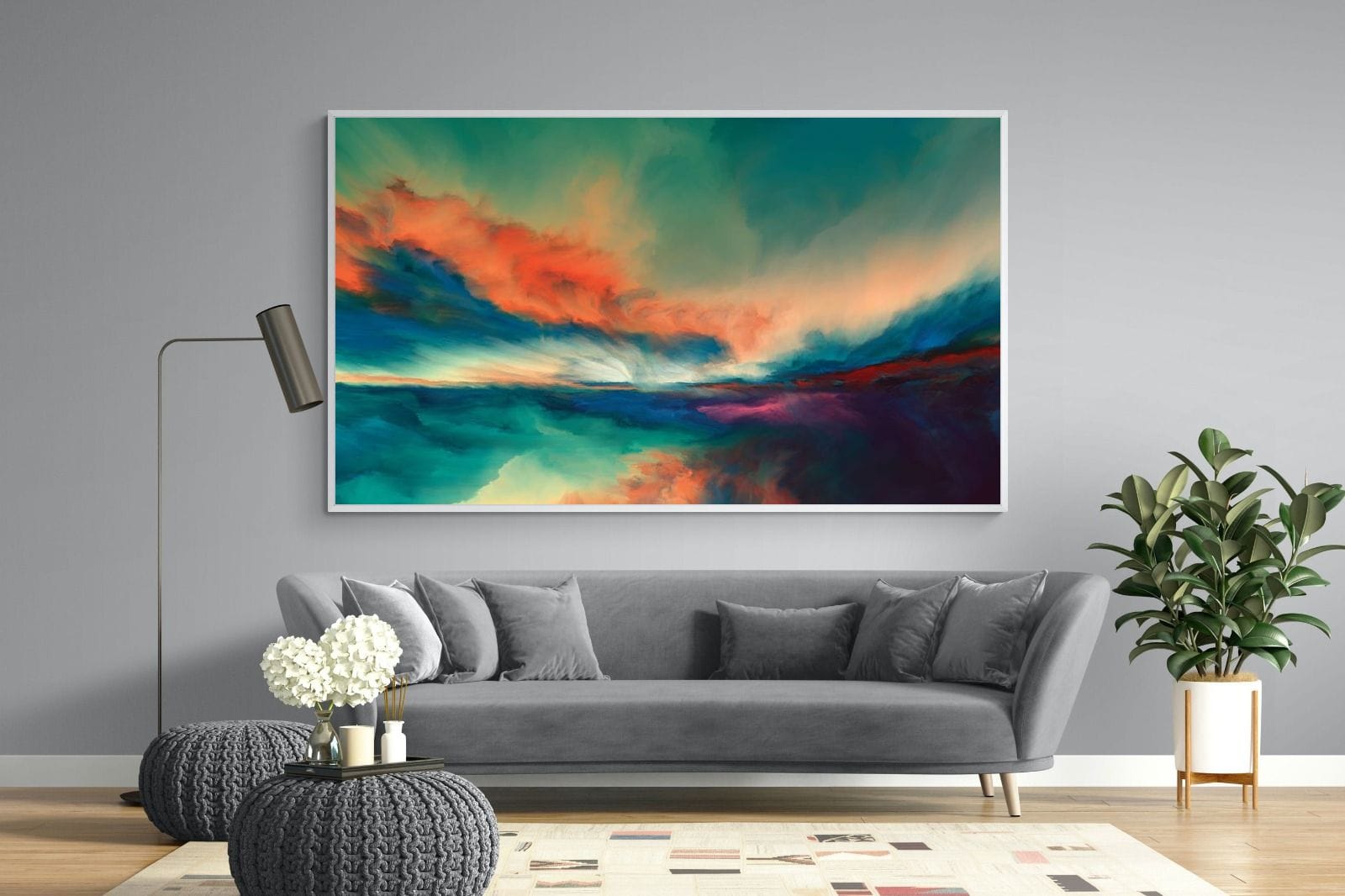 Dawn of Time-Wall_Art-220 x 130cm-Mounted Canvas-White-Pixalot