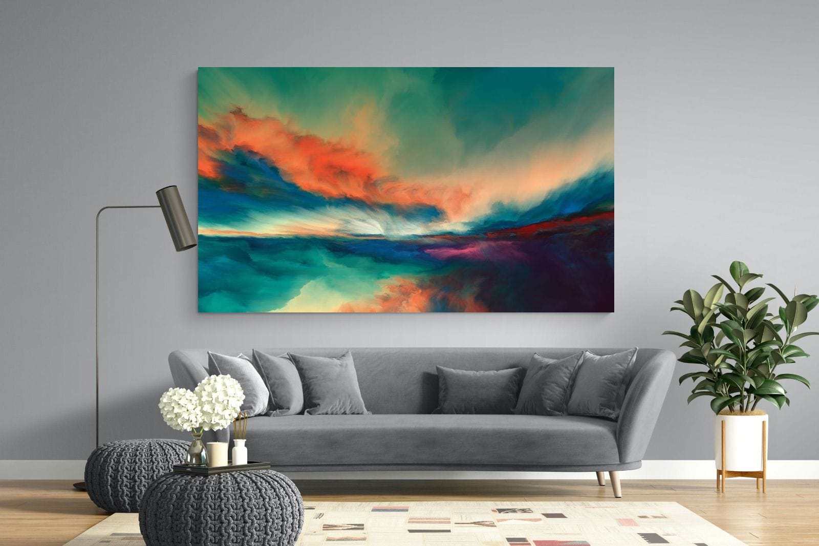 Dawn of Time-Wall_Art-220 x 130cm-Mounted Canvas-No Frame-Pixalot