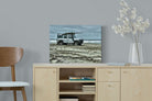 Defender at the Beach-Wall_Art-60 x 45cm-Mounted Canvas-No Frame-Pixalot