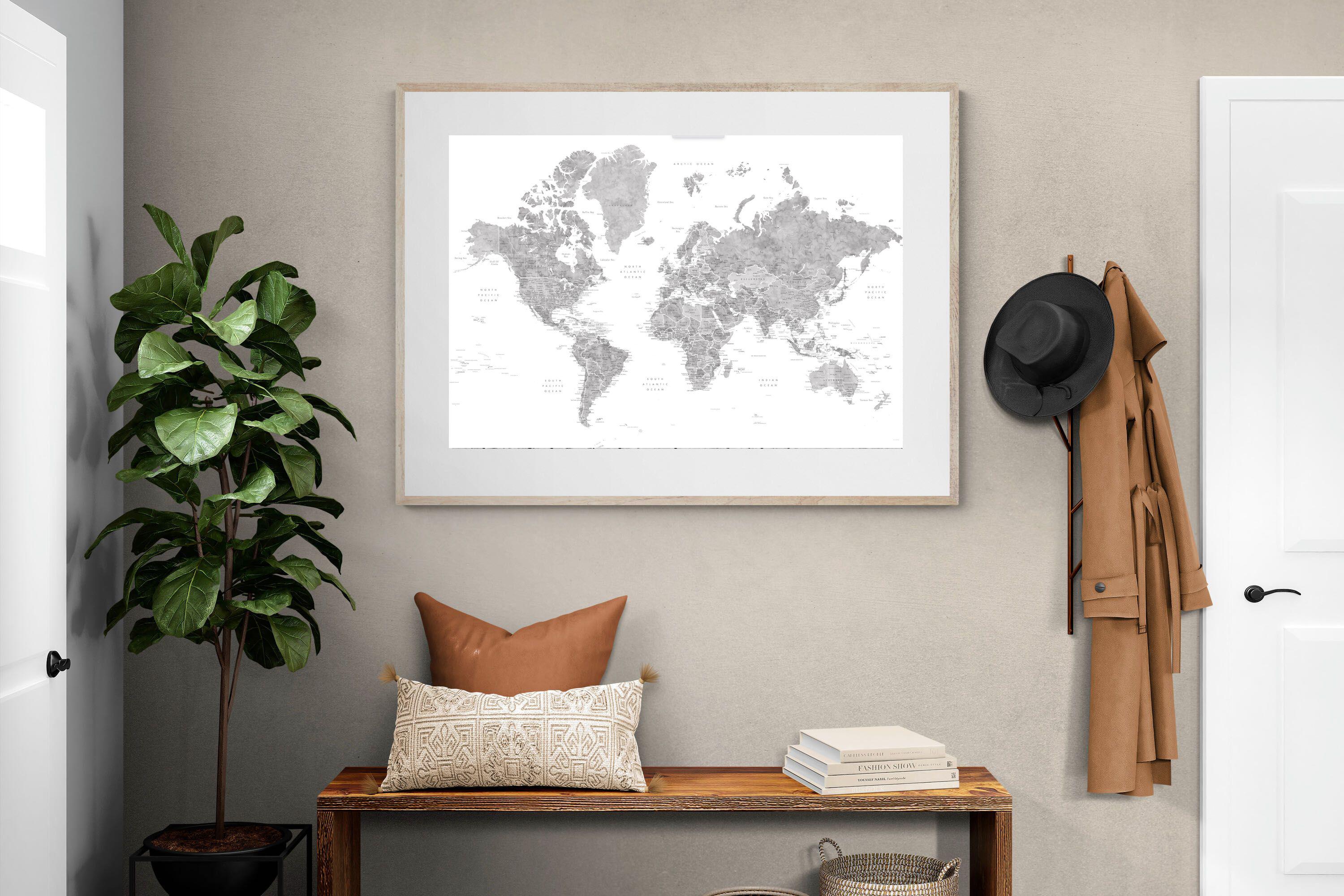 Pixalot Detailed World (Grey)