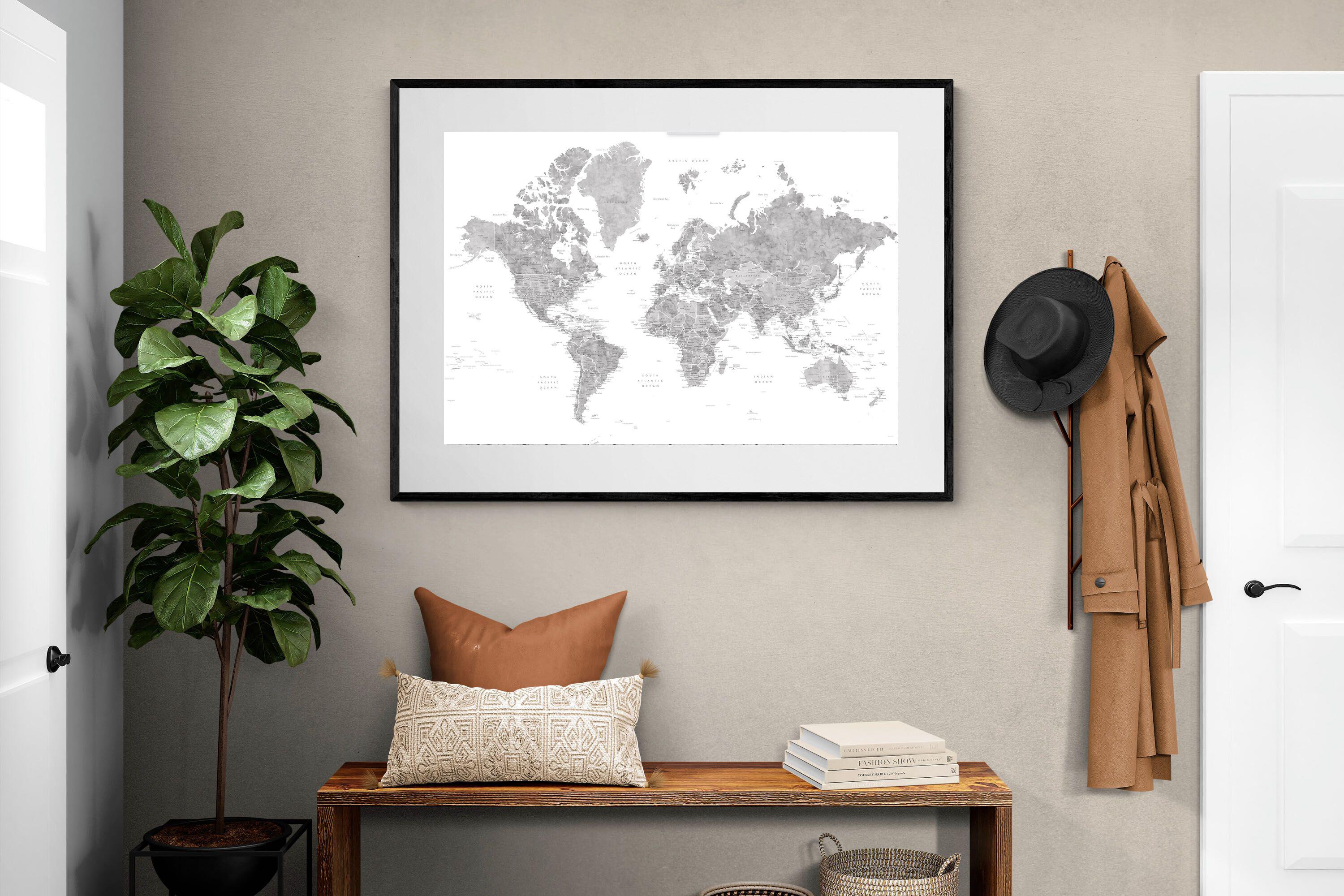 Pixalot Detailed World (Grey)