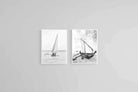 Dhow Set-Wall_Art-45 x 60cm (x2)-Mounted Canvas-White-Pixalot