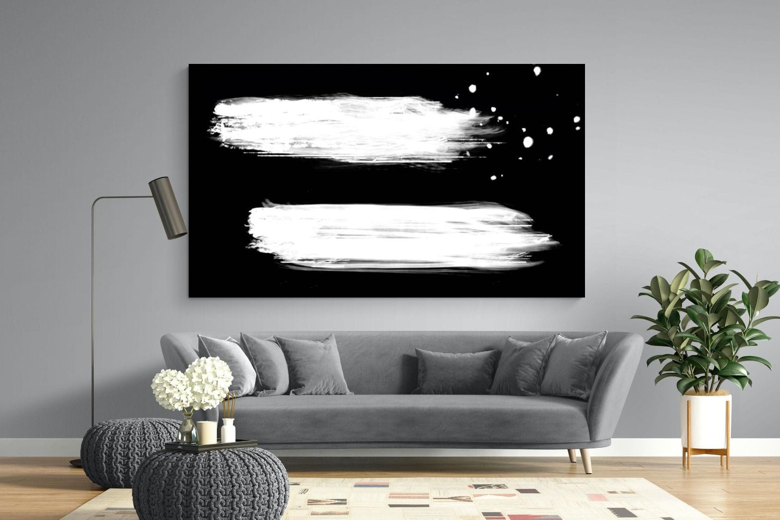 Double-Wall_Art-220 x 130cm-Mounted Canvas-No Frame-Pixalot