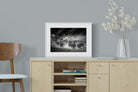 Etosha Elephants-Wall_Art-60 x 45cm-Framed Print-White-Pixalot