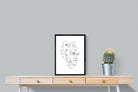 Face to Face-Wall_Art-45 x 60cm-Framed Print-Black-Pixalot
