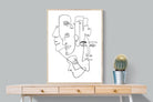 Face to Face-Wall_Art-75 x 100cm-Mounted Canvas-Wood-Pixalot