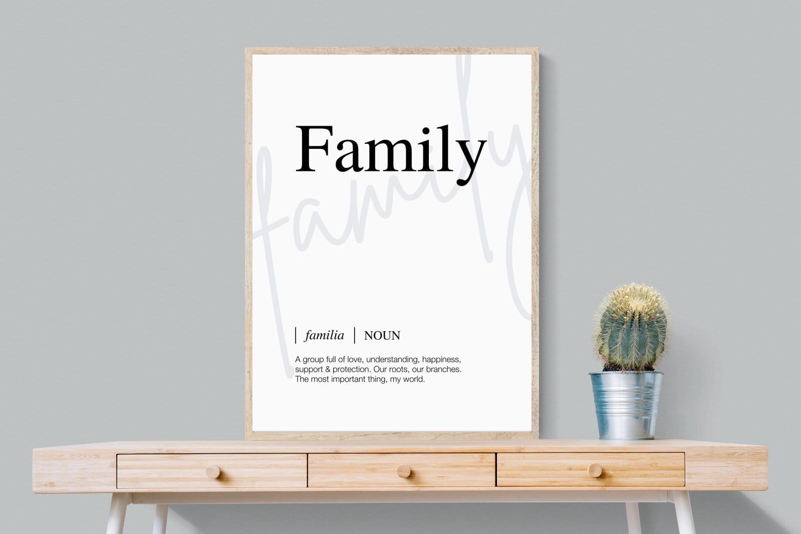 Familia-Wall_Art-75 x 100cm-Mounted Canvas-Wood-Pixalot