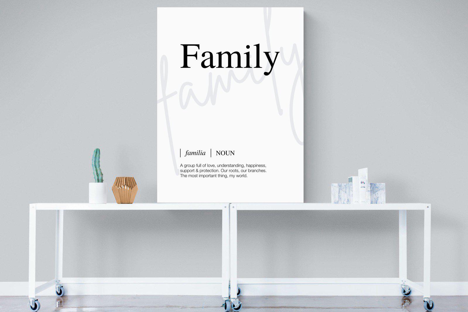 Familia-Wall_Art-90 x 120cm-Mounted Canvas-No Frame-Pixalot