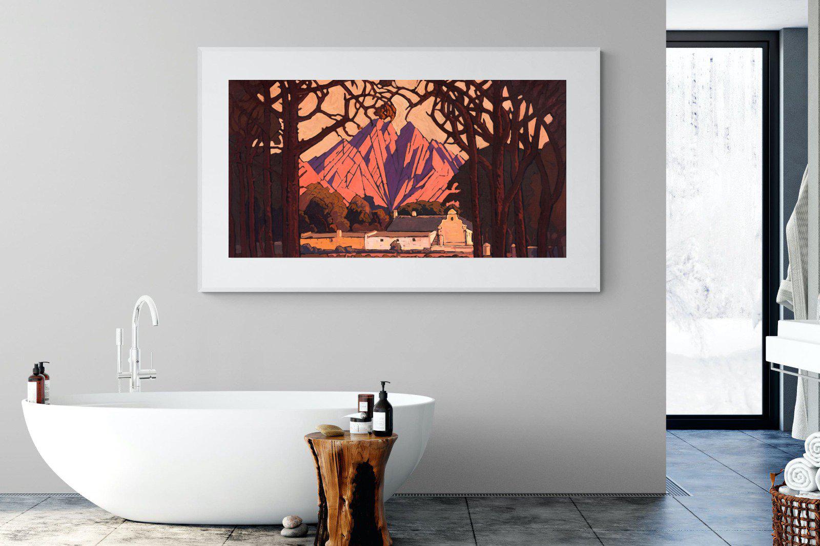 Farm Jonkershoek-Wall_Art-180 x 110cm-Framed Print-White-Pixalot