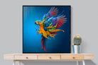 Flying Colours-Wall_Art-100 x 100cm-Mounted Canvas-Black-Pixalot