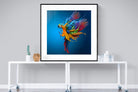 Flying Colours-Wall_Art-120 x 120cm-Framed Print-Black-Pixalot