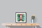 Frida Homage-Wall_Art-50 x 50cm-Framed Print-Black-Pixalot