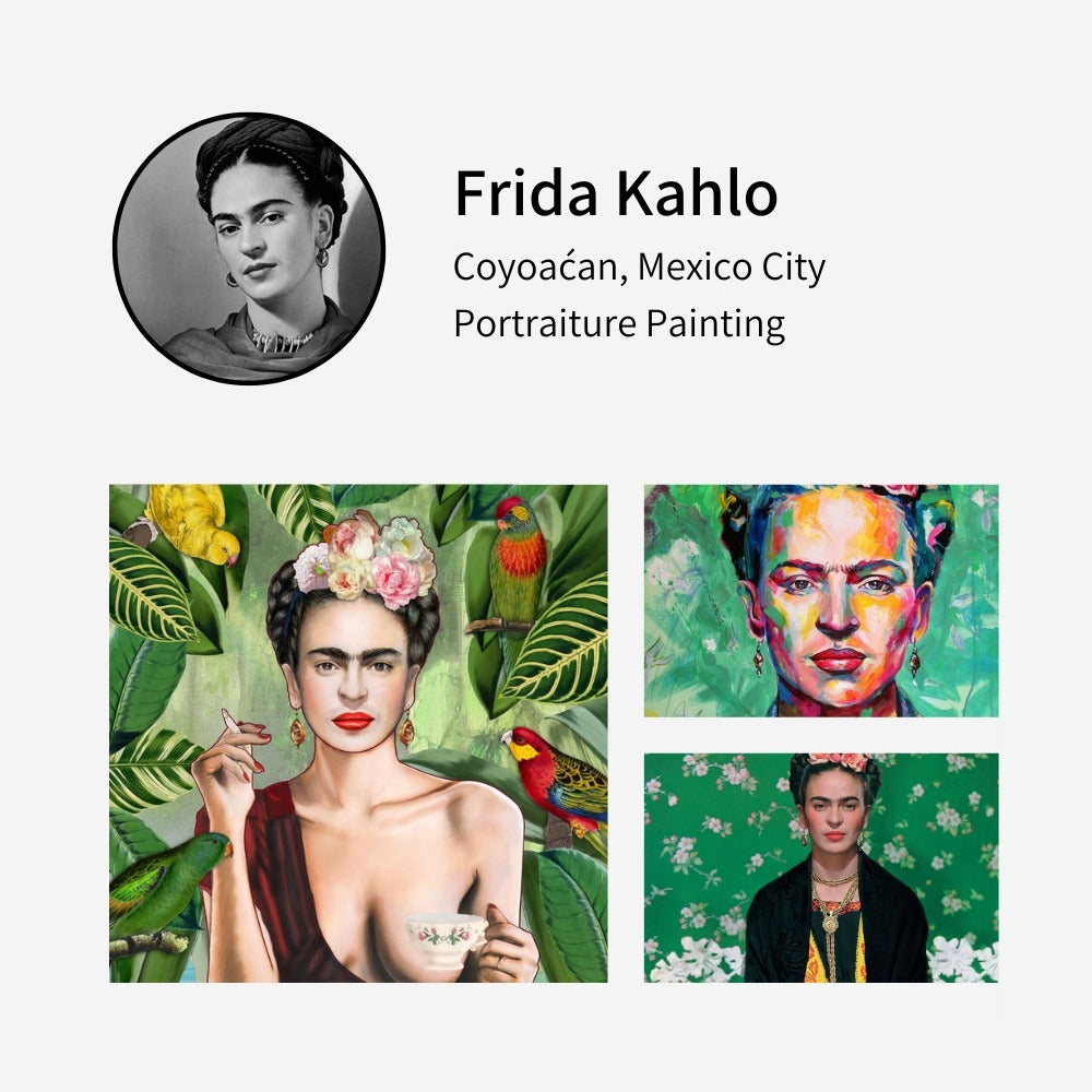 Pixalot profile of Frida Kahlo