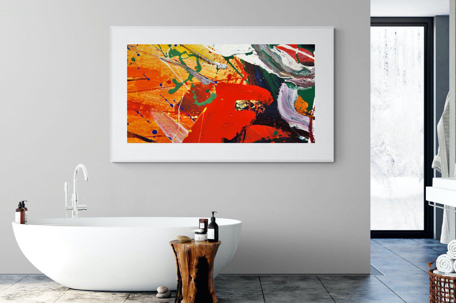 Fun in the Sun-Wall_Art-180 x 110cm-Framed Print-White-Pixalot