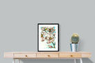 Geraniums-Wall_Art-45 x 60cm-Framed Print-Black-Pixalot