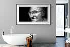 Ghandi-Wall_Art-180 x 110cm-Framed Print-Black-Pixalot