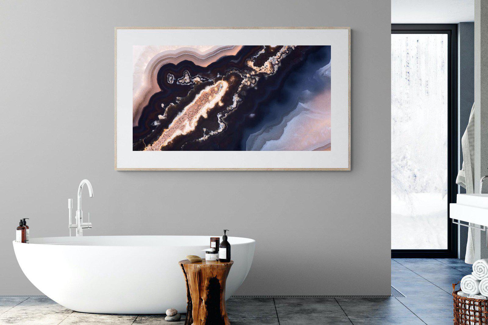 Gold Vein-Wall_Art-180 x 110cm-Framed Print-Wood-Pixalot