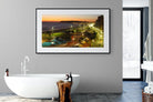 Golden Mile-Wall_Art-180 x 110cm-Framed Print-Black-Pixalot