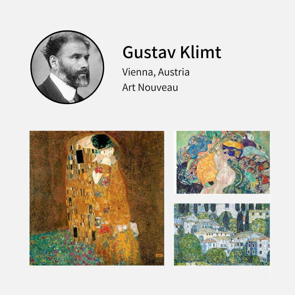 Pixalot profile of Gustav Klimt