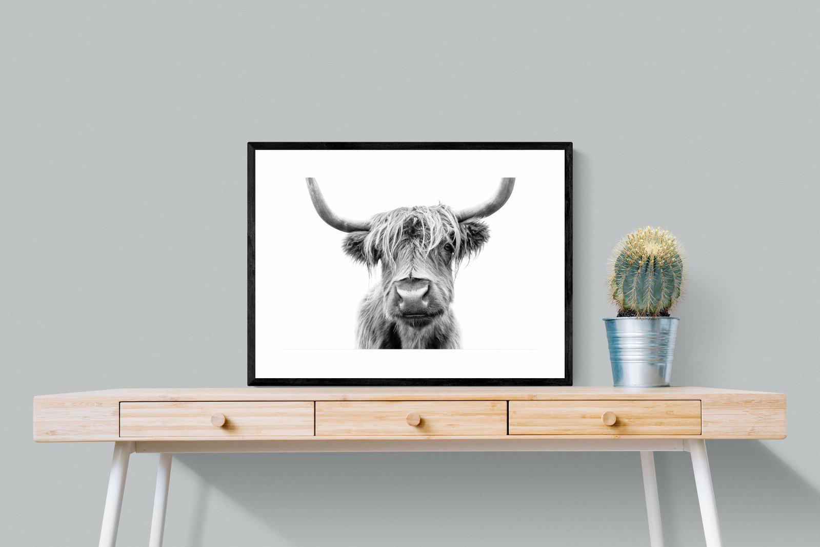 Hairy-Wall_Art-80 x 60cm-Framed Print-Black-Pixalot