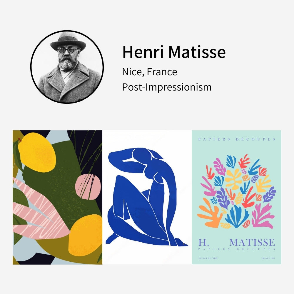 Pixalot profile of Henri Matisse