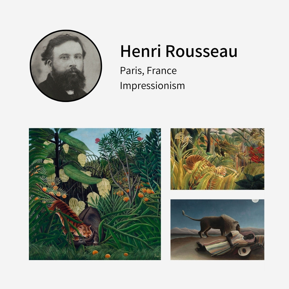 Pixalot profile of Henri Rousseau
