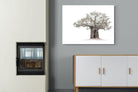 High Key Baobab-Wall_Art-100 x 75cm-Mounted Canvas-No Frame-Pixalot