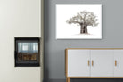 High Key Baobab-Wall_Art-100 x 75cm-Mounted Canvas-White-Pixalot