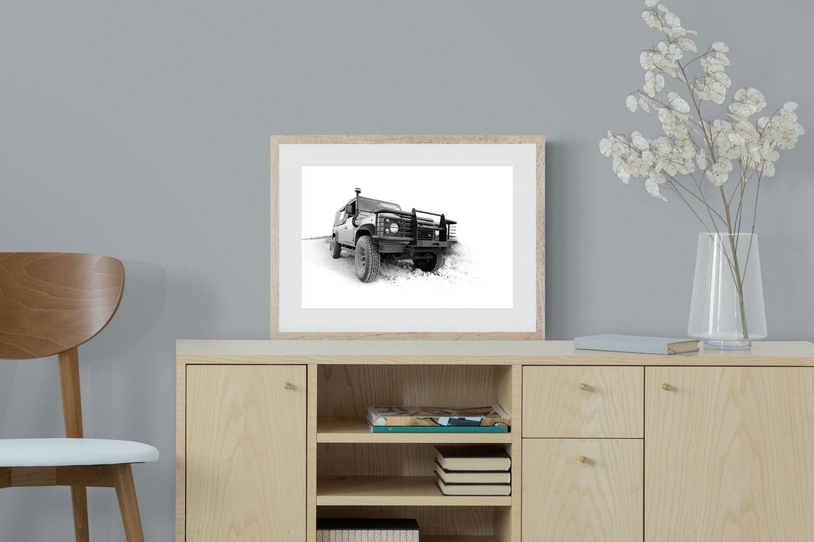 High Key Landy-Wall_Art-60 x 45cm-Framed Print-Wood-Pixalot