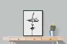 Him-Wall_Art-60 x 80cm-Mounted Canvas-Black-Pixalot