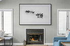 Hippo Trio-Wall_Art-150 x 100cm-Framed Print-Black-Pixalot