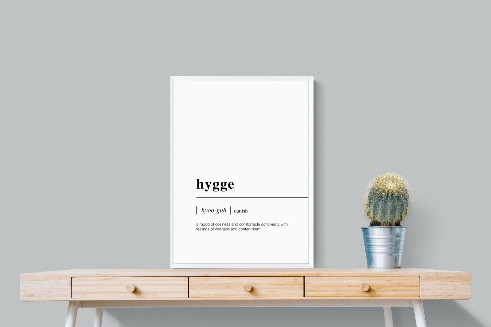 Hygge-Wall_Art-60 x 80cm-Mounted Canvas-White-Pixalot