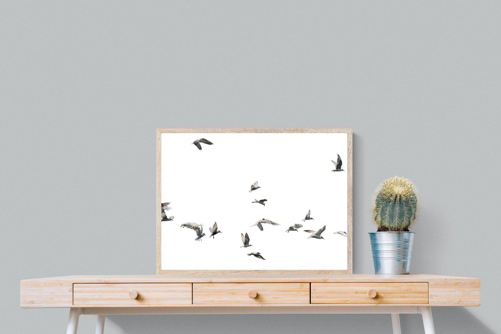 In Flight-Wall_Art-80 x 60cm-Mounted Canvas-Wood-Pixalot