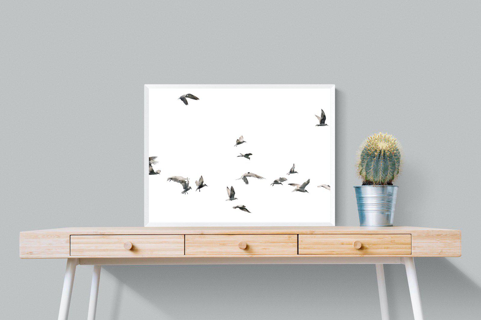 In Flight-Wall_Art-80 x 60cm-Mounted Canvas-White-Pixalot