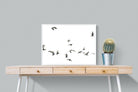 In Flight-Wall_Art-80 x 60cm-Mounted Canvas-White-Pixalot