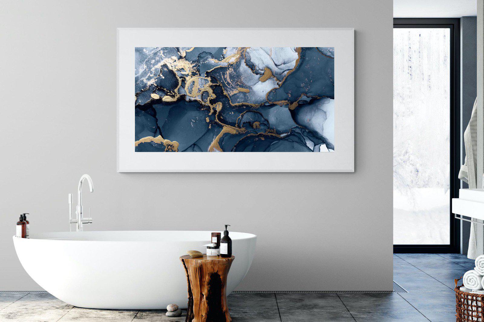 Indigo Ink-Wall_Art-180 x 110cm-Framed Print-White-Pixalot