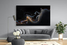 Inky Earth-Wall_Art-220 x 130cm-Mounted Canvas-No Frame-Pixalot