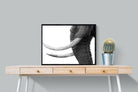 Ivory-Wall_Art-80 x 60cm-Mounted Canvas-Black-Pixalot