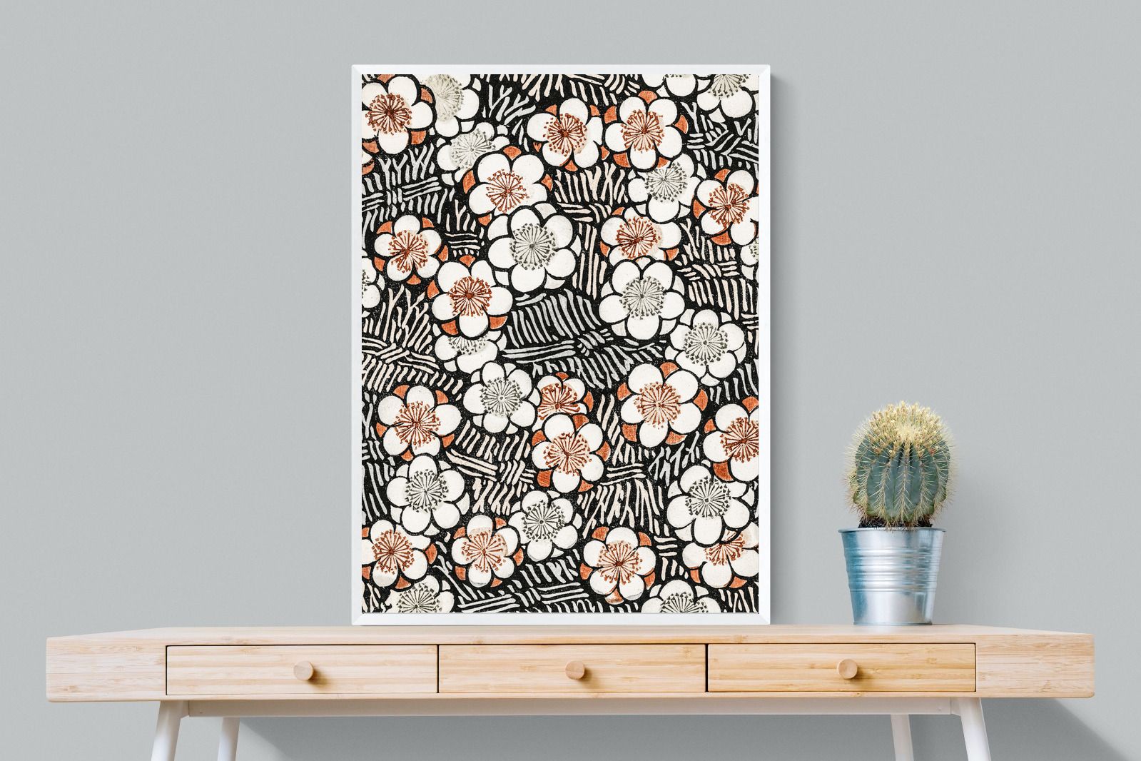 Pixalot Japanese Floral Pattern