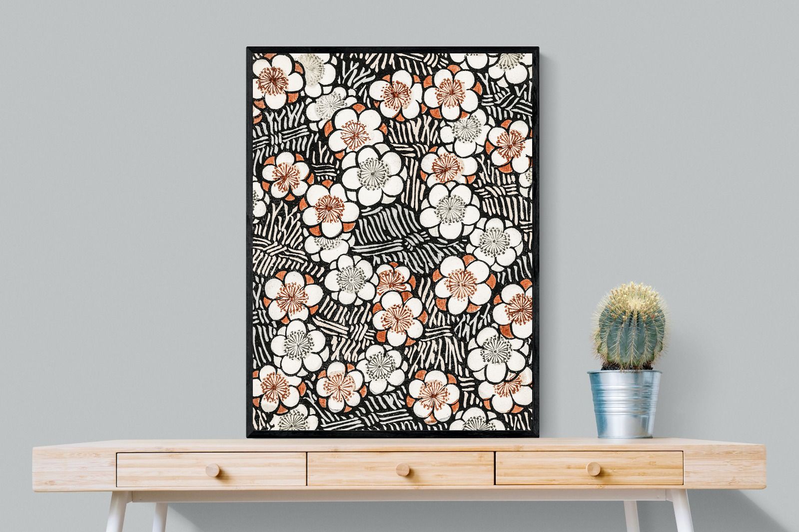 Pixalot Japanese Floral Pattern