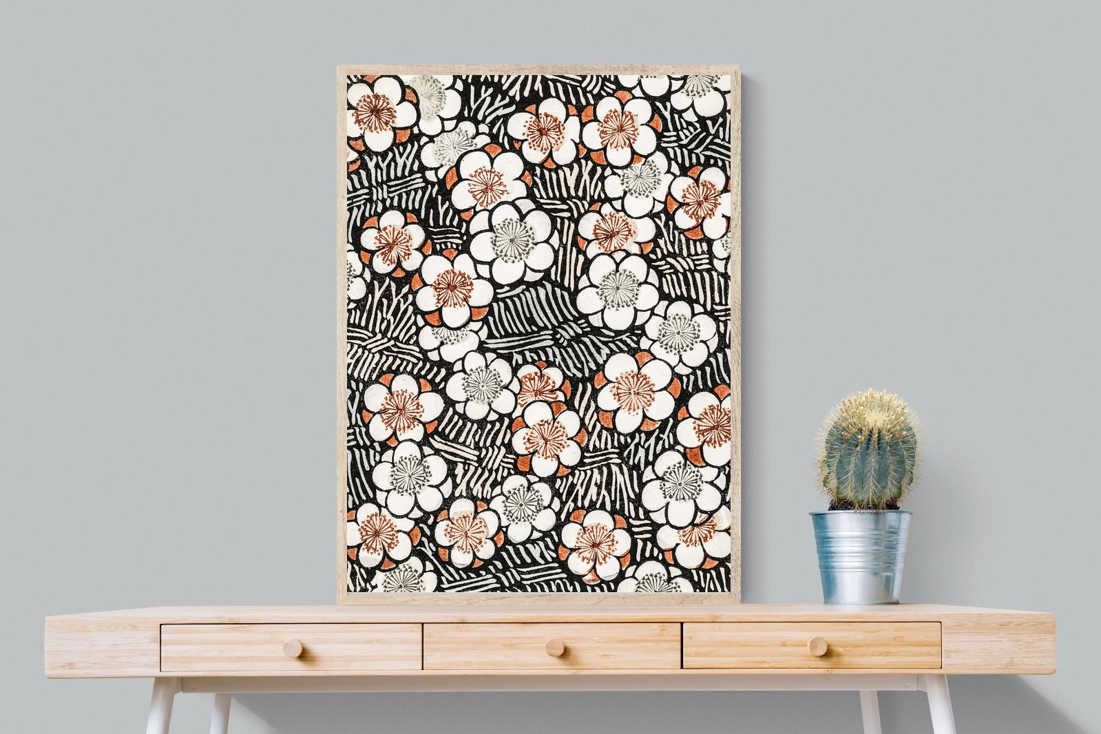 Pixalot Japanese Floral Pattern