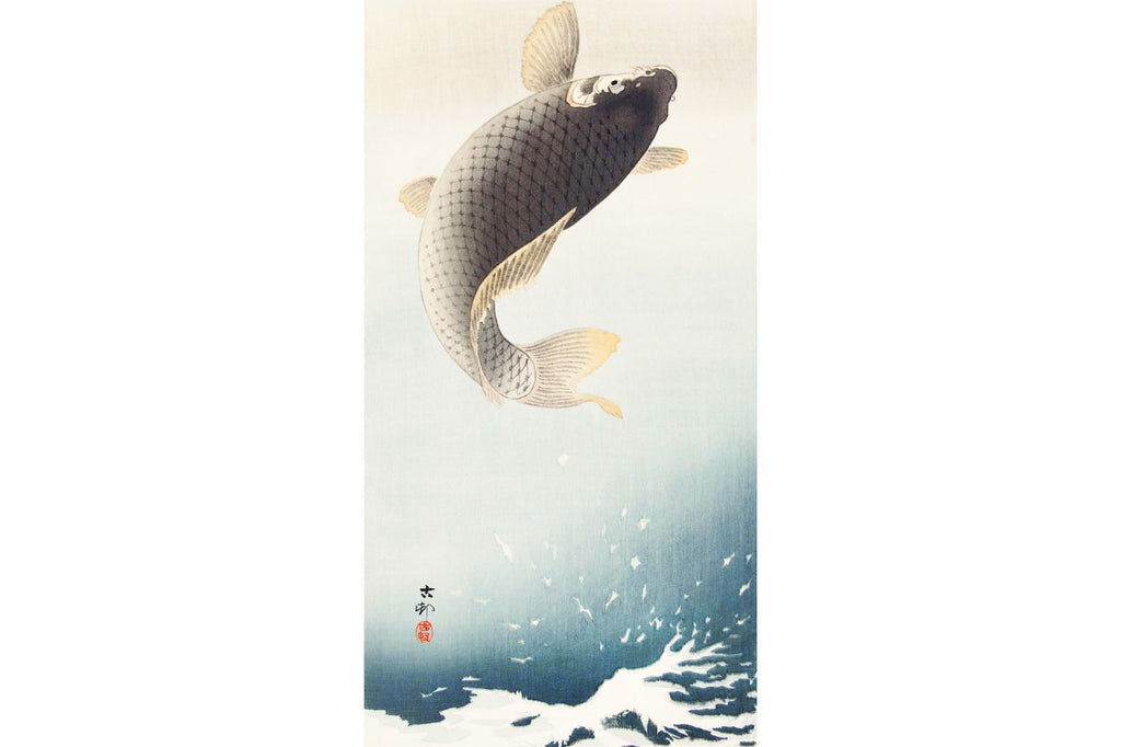 Jumping Carp-Wall_Art-Pixalot