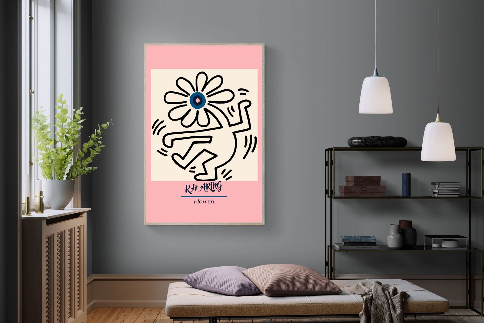 Pixalot Keith Haring Flower