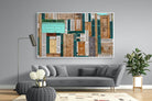 Knock Knock-Wall_Art-220 x 130cm-Mounted Canvas-White-Pixalot